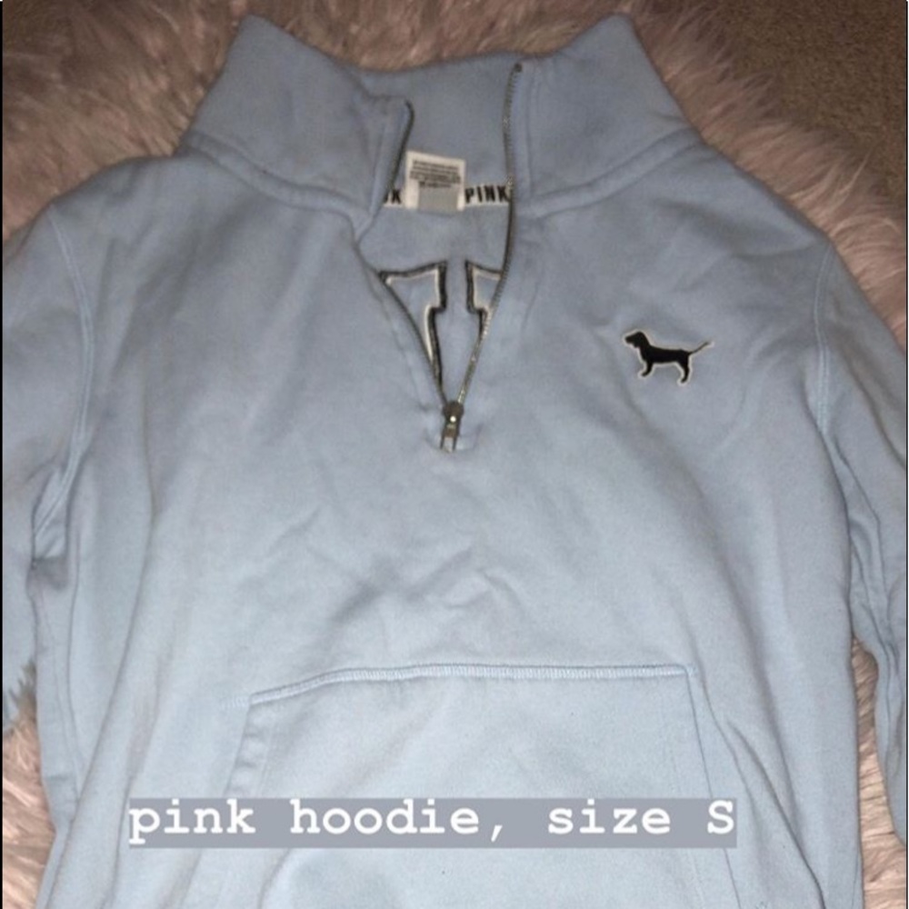 Pink Turtleneck Pull Over Hoodie